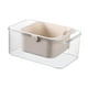 thumbnail image 3 of Bandeja para refrigerios, soporte para maquillaje, contenedor multiusos de doble capa para frutas secas, organizador de almacenamiento de refrigerios, 3 of 7
