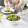 thumbnail image 7 of Serving  105 Oz Large Salad Set Of 2 Porcelain White For Kitchen Deep Soup Pho And Fruit Ceramic Partywave Safe Series Regular, 7 of 7