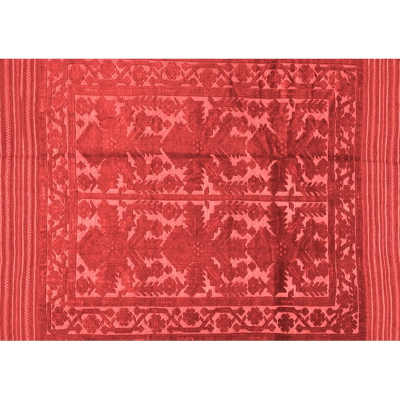 Ahgly Company Indoor Rectangle Southwestern Red Country Area Rugs, 5' x 8'