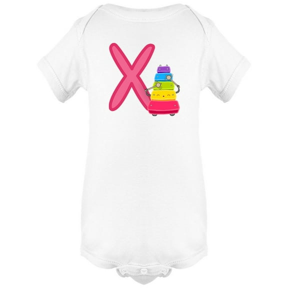 X For Xylophone Bodysuit Infant -Image by Shutterstock,  6 Months