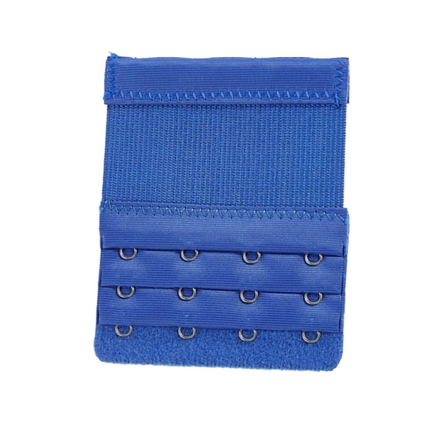 Extension Strap Bra Extenders Breathable Hooks 3 Rows 3 Rows 4 Hooks  Adjustable Brassiere Accessories Clips Replacement Intimates royal blue 