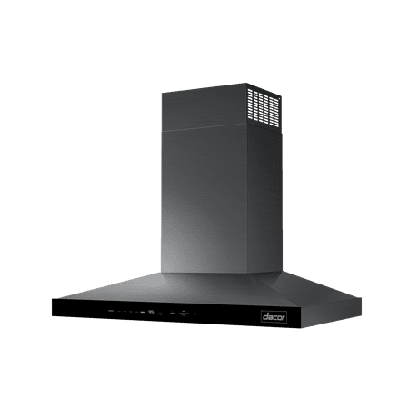Dacor - 36" Convertible Chimney Wall Hood - Silver stainless steel