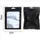 thumbnail image 3 of 2000piezas Bolsa Almacenamiento de Alimento con con Ventana Transparente Bolsa de Empaque Granos de Café para Suministros Alimentos Sellado Automático(Negro,2.4 X 4pulgadas), 3 of 4