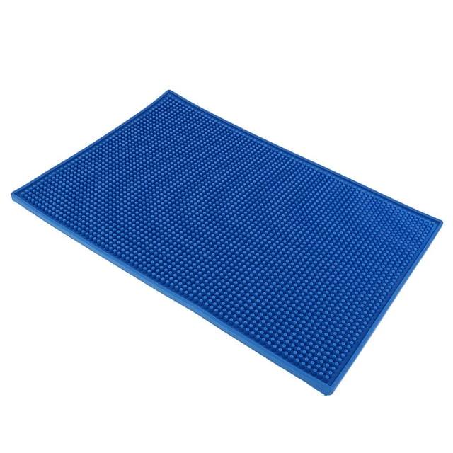 de goma impermeable del práctico de del de la de de goma 30x45cm Baoblaze Alfombrilla de servicio de bar