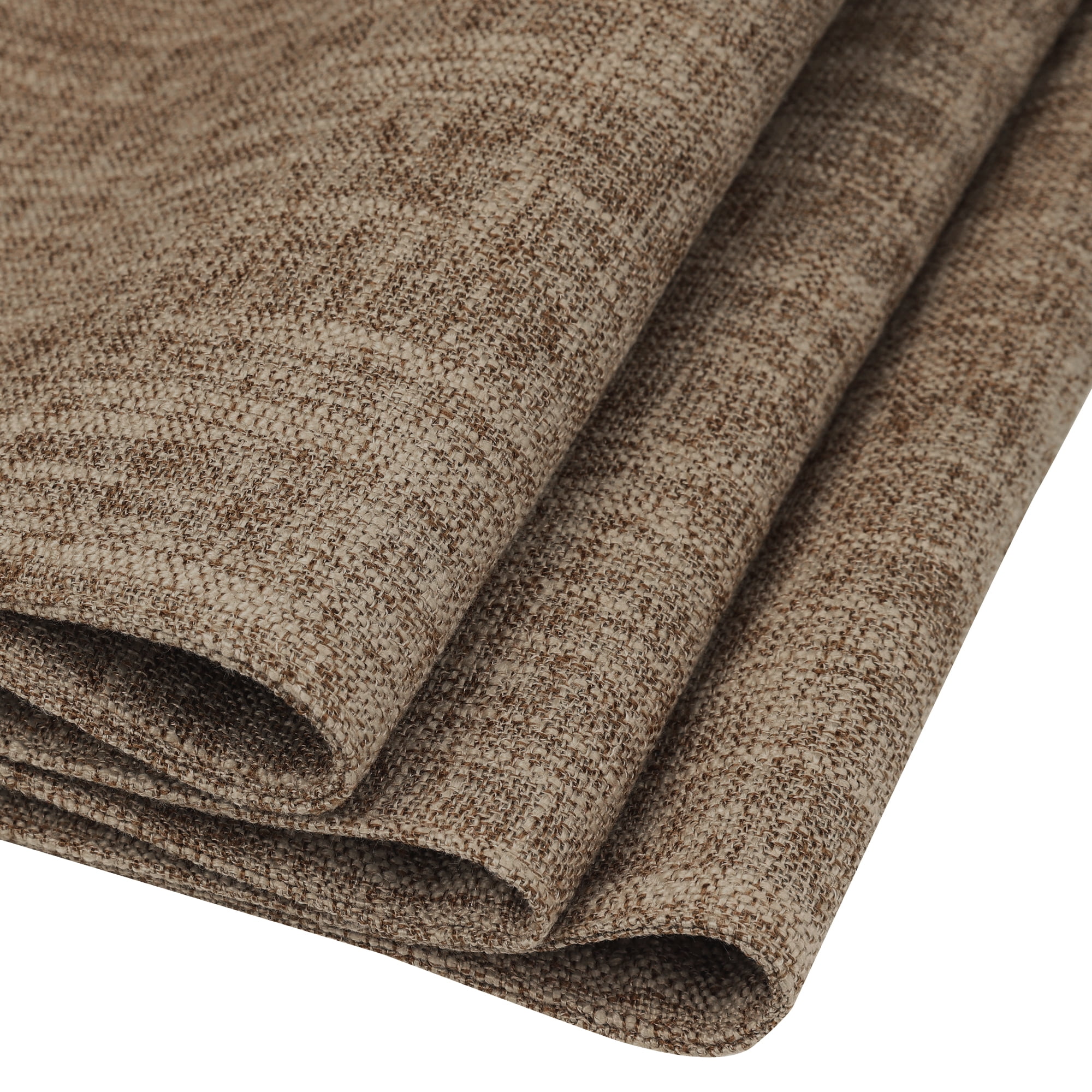 Unique Bargains 1 Pack Solid Color Table Runner Long Linen Table Banner Coffee 12"x83"