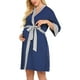 thumbnail image 1 of Sonducket Vestido de punto de maternidad, pijamas de manga larga para embarazadas, camisón fino de lactancia, vestido elegante, ropa de dormir para el Accesorios de disfraces METRO Sonducket AP019008-02, 1 of 6