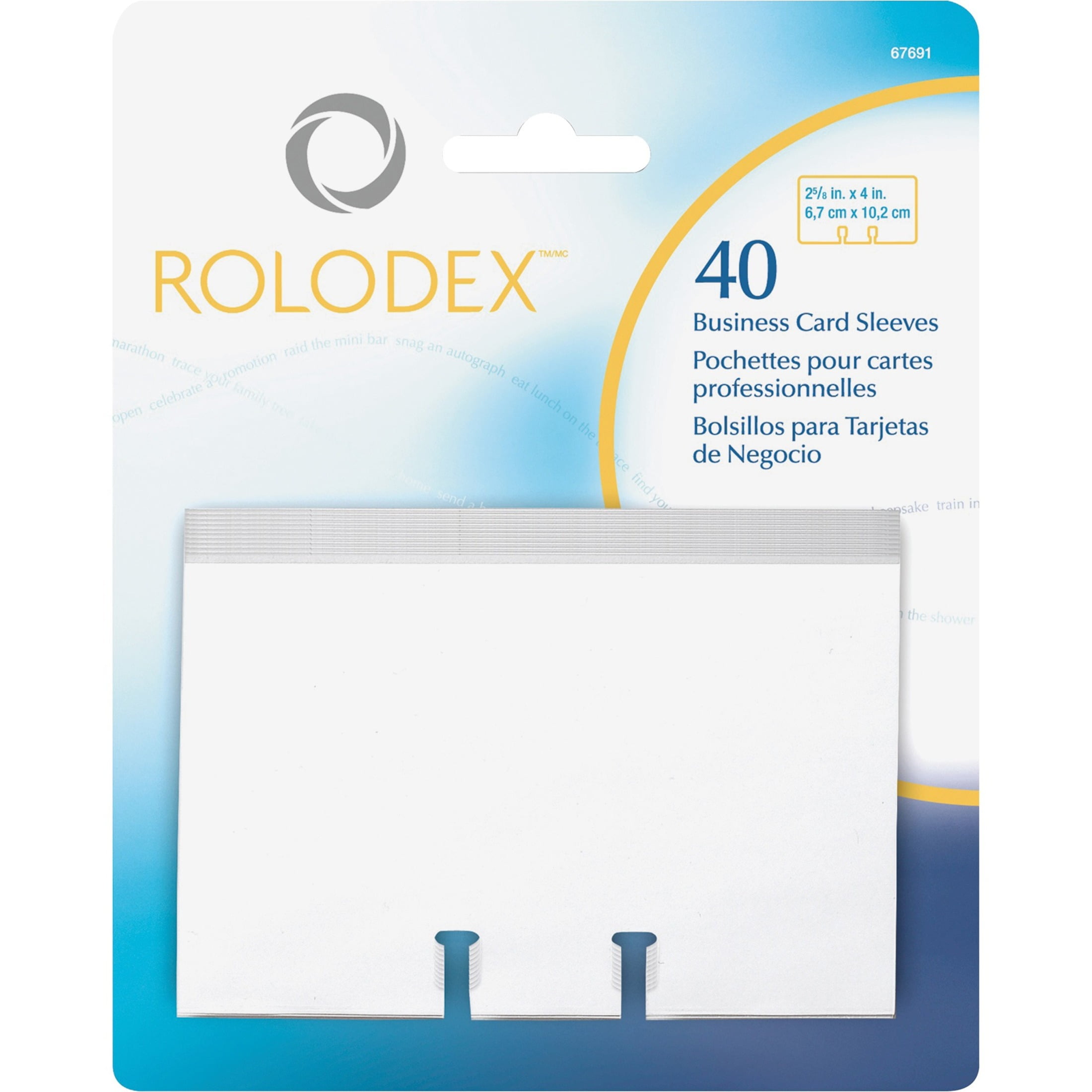 Rolodex 85053 Business Card Binder Refill Cascading Insert Sanford for sale online 