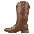 thumbnail image 3 of Roper Womens Aster Embroidered Square Toe Cowboy  Mid Calf Boots, 3 of 5