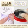thumbnail image 3 of Pegamento en gel para uñas UNA GELLA 15 ml curado con UV/LED, alta resistencia, 3 of 9