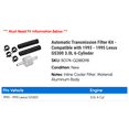 thumbnail image 2 of Automatic Transmission Filter Kit - Compatible with 1993 - 1995 GS300 3.0L 6-Cylinder 1994, 2 of 2