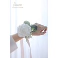 thumbnail image 2 of Flores artificiales Floroom, 50 unidades, rosas de espuma blanca realistas, 2 of 7