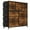 Rustic Brown, variant on Drawer Wood Dresser with 12 Drawers, Sturdy Steel Frame, Storage Dresser for Bedroom, Rustic Brown