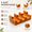 3 Grid, variant on ABPETE Wood Sushi Temaki Holder Serving Tray Rustic Novelty Rack Taco Display Stand Sushi Hand Roll Holder for Party Restaurant Dining Room, Presentation Platter Roll Boat Food Display, 1 Grid