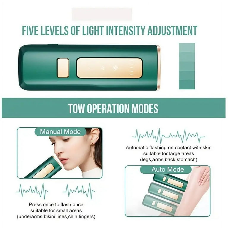 VQJTCVLY Laser Hair Removal, Painless Laser Hair Removal, Nearly Painless, Flawless Facial Hair Remover, Long-Lasting Result Safe for Reducing in Hair VQJTCVLY Laser Hair Removal, Painless Laser Hair Removal, Nearly Painless, Flawless Facial Hair Remover, Long-Lasting Result Safe for Reducing in Hair