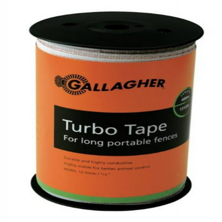 Gallagher G623564 Electric Fence 1/2-Inch Turbo Tape, 1312-Feet,