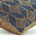 thumbnail image 2 of The HomeCentric Cushion Cover, Decorative Pillow Covers Pack of 2, 14x14 inch (35x35 cm) Blue, Silk Throw Pillow Covers, Handmade Pillow Covers, Geometric Pillow Covers, Throw - Moroccan Blue, 2 of 6
