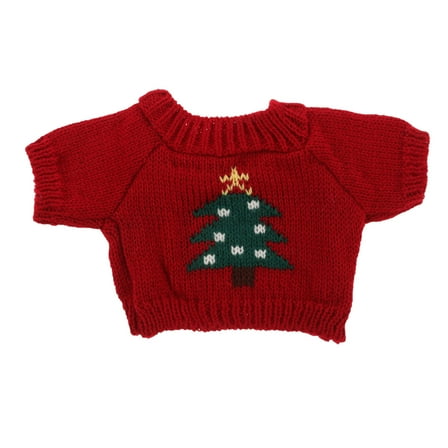 BESTYASH Bear Clothing Red Woolen Yarn 1Set
