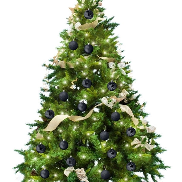Christmas Ball Pendant, Decorative Shatterproof Christmas Tree Pendants Hanging 40mm Christmas Baubles Balls Ornaments Set Pack Of 34 Pcs