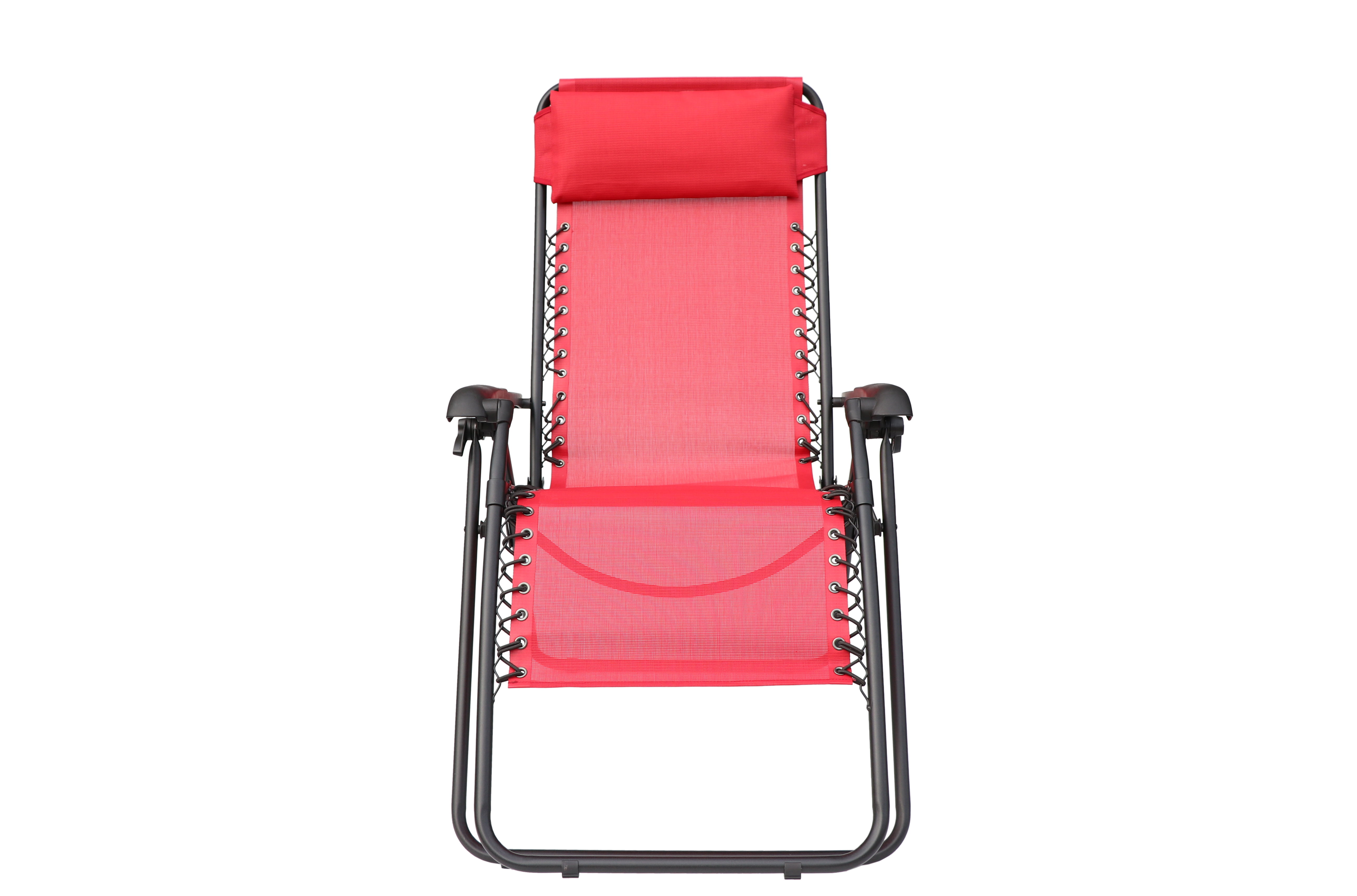 Mainstays Zero Gravity Bungee Lounge Chair - Red - image 2 of 8
