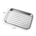 thumbnail image 6 of Grill Basket Grilling Tray Grill Plate Durable Nonstick with Holes Grill Pans BBQ Grilling Pan for Home Parties Restaurant Baking Camping, 6 of 8