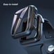 thumbnail image 4 of Ailun Funda protectora de pantalla para Apple Watch Series 9, 8 y 7 [45 mm], carcasa rígida ultrafina de PC con protector de pantalla de vidrio templado incorporado para iWatch, cubierta a prueba de g, 4 of 4