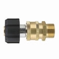 thumbnail image 2 of Pressure Washer Adapter Set Quick Connect Kit Metric M22 15Mm Female Swivel To M22 Male Fitting 5000 Psi, 2 of 5
