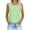 Mint Green, variant on Otntypg Womens Summer Tops Striped Tank Top Lightweight Casual Cotton Linen Shirts Loose Fit Spring Crewneck Sleeveless Shirts Mint Green XXXL