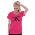 thumbnail image 3 of Born Shoot Forced Work Photographer Womens Slim Fit Graphic Tee Brisco Brands X, 3 of 5