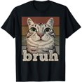 thumbnail image 1 of Cat Bruh - Camiseta divertida con meme de gatito para hombres, mujeres, adolescentes, niños y niñas, 1 of 2