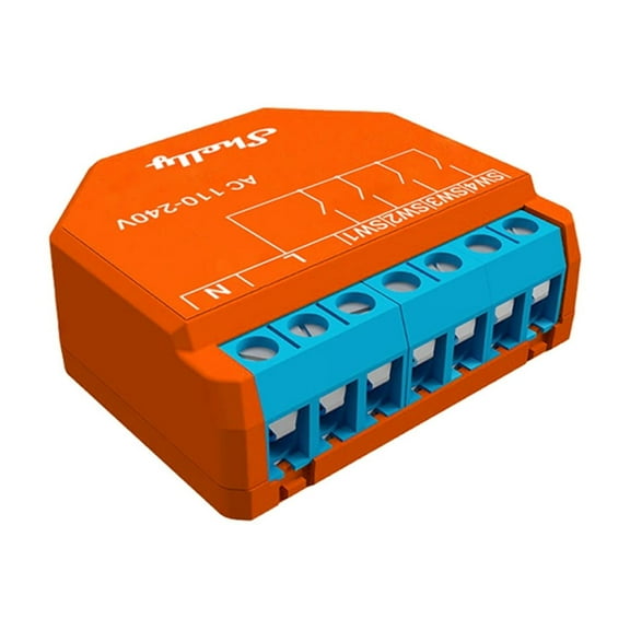 Shelly Plus i4 UL | WiFi & Bluetooth Smart 4-Digital inputs Controller of Shelly Relays | Home Automation | Compatible with Alexa & Google Home