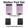 thumbnail image 4 of Universal Walker Padded Hand Grip (2 Pack) Covers Non Slip Cushion Memory Foam Core Padding, 4 of 6