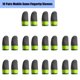 thumbnail image 4 of Juego móvil Mangas para los dedos Transpirable A prueba de sudor Cubiertas elásticas para juegos 24Pin Knitting Portable Gamer Guantes Negro Verde 10 pares Yuarrent EL015119-03, 4 of 6