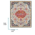 thumbnail image 3 of Livabliss Area Rugs for Living Room, 8x10 Floransa Traditional Gray Rug, Bedroom Dining Room Home Decor Stain Resistant Carpet (7'10" x 10'), 3 of 8