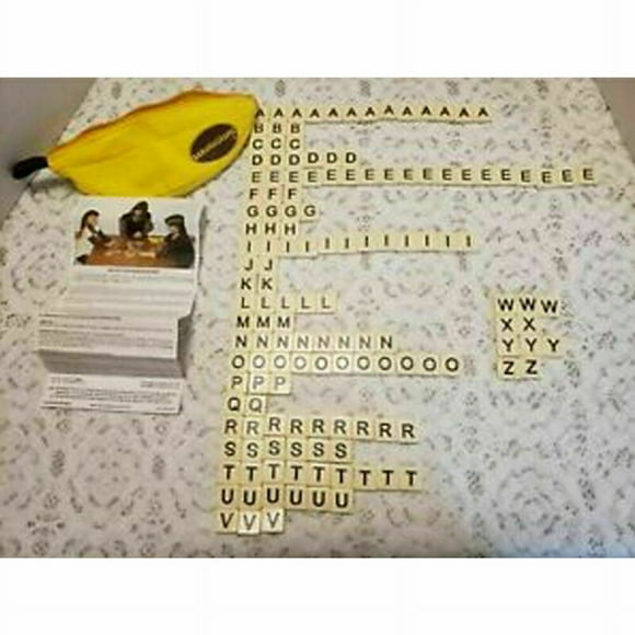 1 set Word Play Family Fun Game Banana grams Crossword Kids Boy Toy