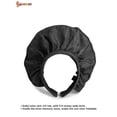 thumbnail image 4 of Spencer Women's 2 in 1 Sun Visor Hats Headbands Wide Brim Summer Anti-UV Protection Beach Cap Packable Shell Hat (Black), 4 of 7