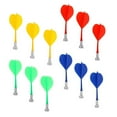thumbnail image 1 of Wweixi 12 Pcs/ensemble Fléchettes Magnétiques Résistantes à l'Usure Tête Plate Aile en Plastique Forte Adhérence fléchettes de Remplacement de Sécurité Boomerang 1PCS, 1 of 6