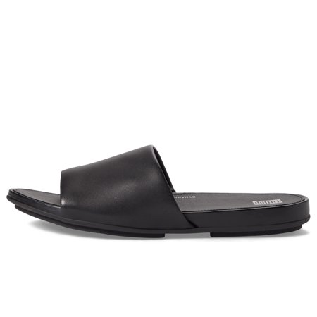 FitFlop Lottie Marble Gem Slides Sandals - All Black