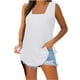 thumbnail image 5 of ICHUANYI Clearance Women's Fashion Printed Round Neck Comfortable Loose T-shirt Sleeveless Blouse Casual Tops(White, S) ICHUANYI WER2023080814985, 5 of 6
