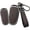 Long-brown, variant on Key Fob Cover Compatible with Tesla Model X 3 Button Keychain Case Holder Protector,Short-red