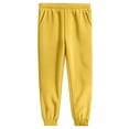 thumbnail image 3 of Hearthz Mens Joggers Athletic Lounge Lightweight Breathable Cinch Bottom Mens Sweat Pants with Pockets Yellow L, 3 of 8
