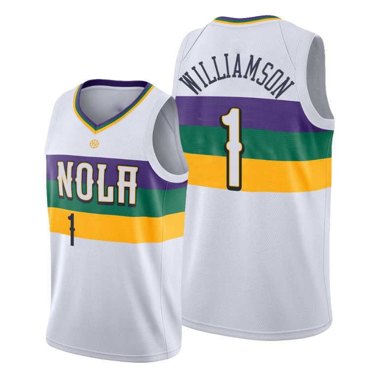 NBA_ Zion 1 Williamson Men Basketball Brandon 14 Ingram Jonas 17  Valanciunas Devonte' 4 Graham Nickeil CJ 3 McCollum 75th''nba''jerseys 