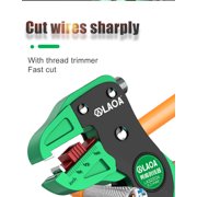 Automatic Wire Stripper Flatwire Cutter Stripping Plier 0.2 to 4mm Range Length Adjustment For Electrician