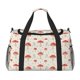 thumbnail image 1 of Fotbe Flat Mushrooms Bolsa de Viaje con Estampado, Bolsa de Fin de Semana para Mujer con Compartimento para Zapatos, Bolsa de Gimnasio con Bolsillo Húmedo, 1 of 7