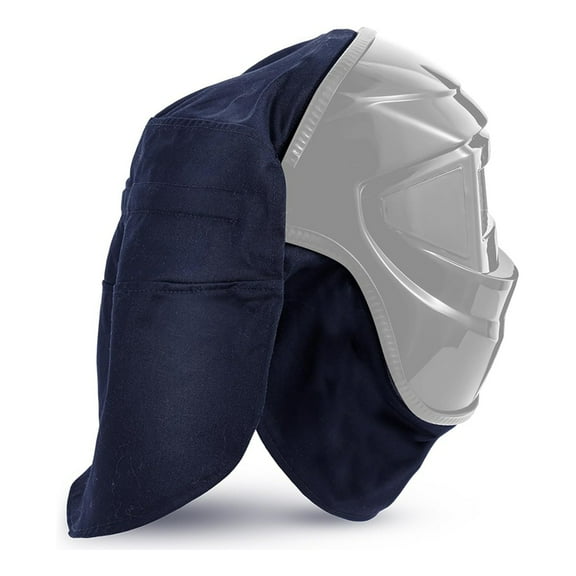 2Pcs Welding-Helmet Cover and Helmet-Bib Set, Welding Accessories Fit Seal for Welding Neck Protection,1 x Welding helmet cover 1 x Helmet bib,Navy blue