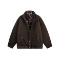 thumbnail image 1 of KIHOUT Coupe-Vent Léger pour Hommes - Veste Compacte Résistante à l'Eau avec Capuche pour Voyage et Extérieur, 1 of 6