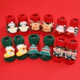 thumbnail image 5 of BULLPIANO Christmas 3D Cartoon Anti-Slip Baby Booties Socks, Infants Newborn Winter Warm Floor Slippers Socks, Size 0-12 Months, 5 of 5