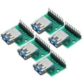 thumbnail image 1 of Unique Bargains 5 Pcs USB 3.0 Connecteur Femelle pour DIP Adaptateur Breakout Module PCB Board, 1 of 4