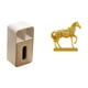 thumbnail image 1 of caja de pañuelos,Funda para caja de pañuelos de cuero sintético para dormitorio,Caja de almacenamiento de toallas de papel para sala de estar que ahorra espacio,Estatuas de caballos,Estatuas, 1 of 8