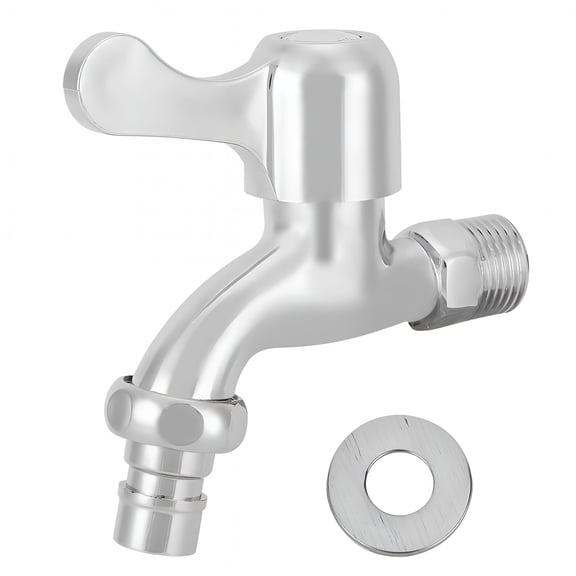 HIBIBUD 2026 New 1/2" Zinc Alloy Mop & Wash Machine Faucet – Durable,Leak‑Proof,Single‑Lever Design with Waterfall Spout for Laundry Room, Kitchen, Utility Sink,Laundry Room Faucet
