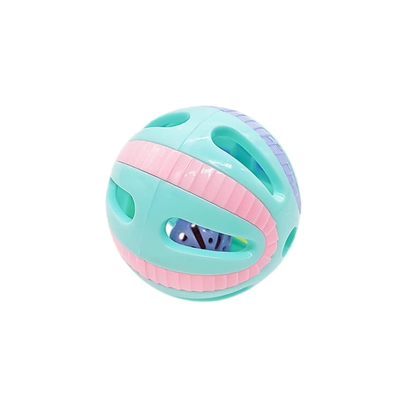 Cat Toys Colorful Splicing Bell Ball Large Cat Toys Cat Self Hi Bell Pet Toys Pet Supplies Random Colors Relieve Boredom